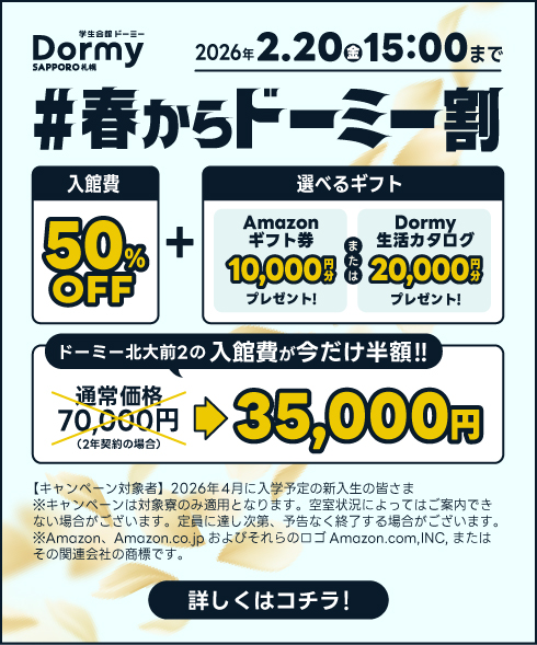 春からドーミー割